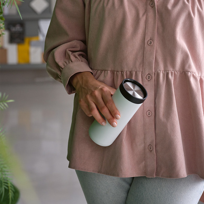 Senegal Kubek podrózny ze stali nierdzewnej z recyklingu 400 ml