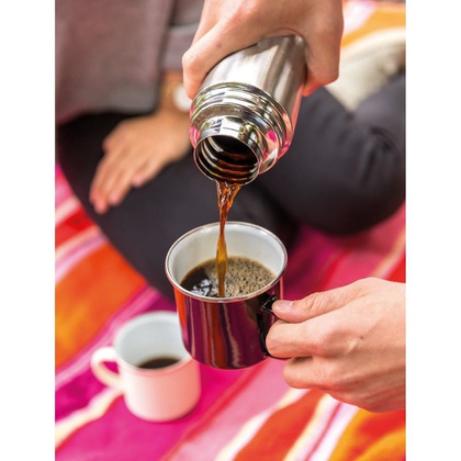 Emaliowany kubek 350 ml UPOMINKARNIA Beżowy