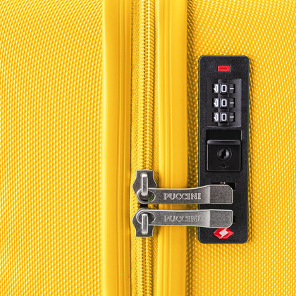 Duża walizka PUCCINI BALI ABS021A 6 Żółty