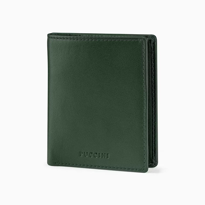 Portfel męski skórzany PUCCINI ZEN ZN9204 5D Zielony