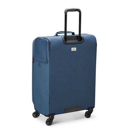 Delsey Maubert 2.0 średnia niebieska miękka walizka na kółkach 69 cm