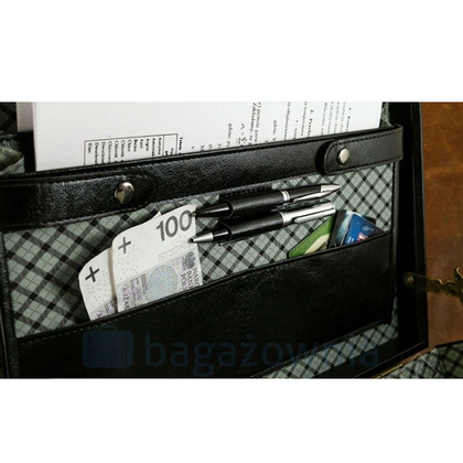 Neseser KEMER A2101MA Czarny - min. zamówienie 20 / 50 / 100 szt.