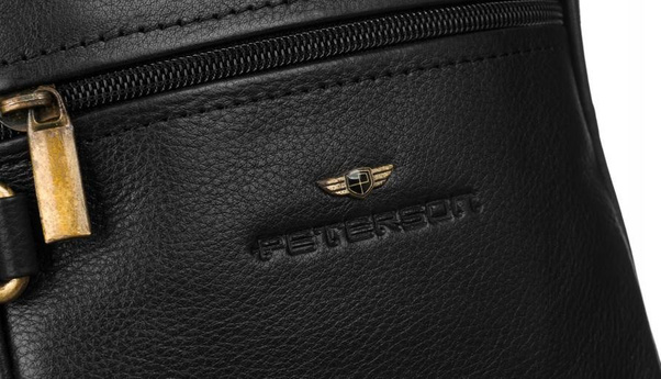 Skórzana listonoszka-saszetka męska na ramię