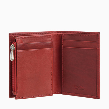 Portfel damski skórzany PUCCINI ROME CR2521 3 Czerwony