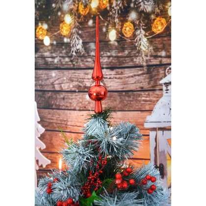 Czubek choinkowy wys. 25 cm czerwony