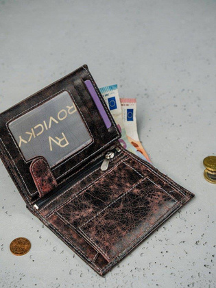 Ekskluzywny portfel skórzany męski skóra naturalna