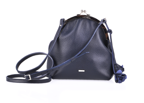 Torebka wizytowa skórzana KEMER R121 Granatowa - min. zamówienie 20 / 50 / 100 szt.