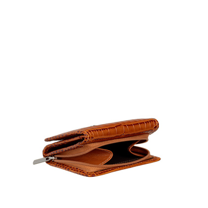 Portfel damski Canaletto ze skóry tłoczonej na wzór krokodyla – elegancja i bezpieczeństwo RFID PD2003s262 RFID