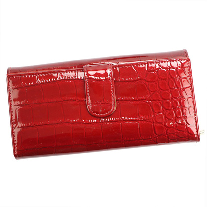 Portfel damski skórzany PELLUCCI BC-122 czerwony