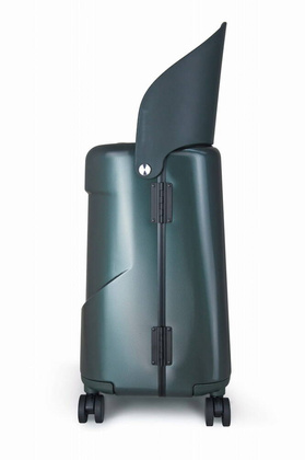 Duża walizka podróżna z siedziskiem dla dziecka Green MiaMily