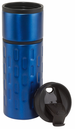 Kubek termiczny o podwójnych ściankach EXCLUSIVE LIQUID, niebieski