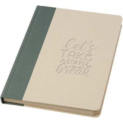 Liliana notatnik A5 w twardej okładce z tworzywa sztucznego pochodzącego z trzciny cukrowej