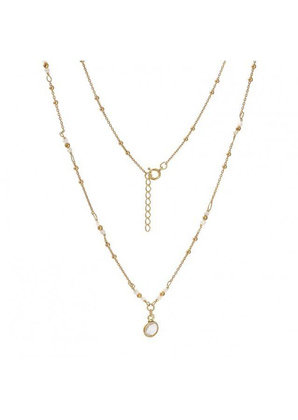 Naszyjnik ślubny Kryształ górski 925