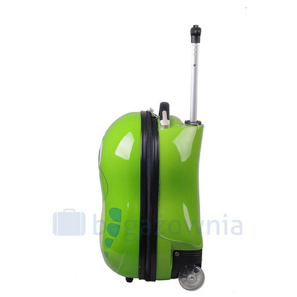 Walizka dziecięca KEMER ŻABA Zielona - min. zamówienie 20 / 50 / 100 szt.