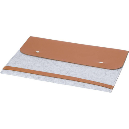 Etui na laptopa 14" z filcu RPET, teczka na dokumenty
