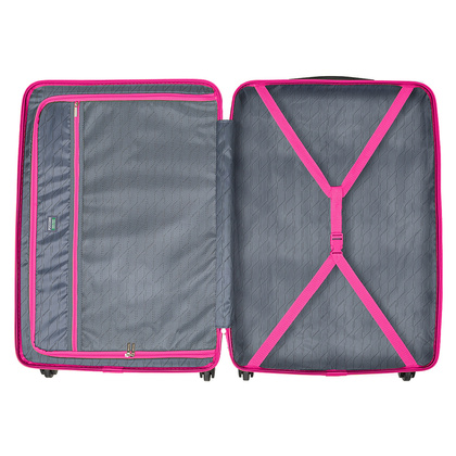 Duża walizka PUCCINI BALI ABS021A 3A Różowy