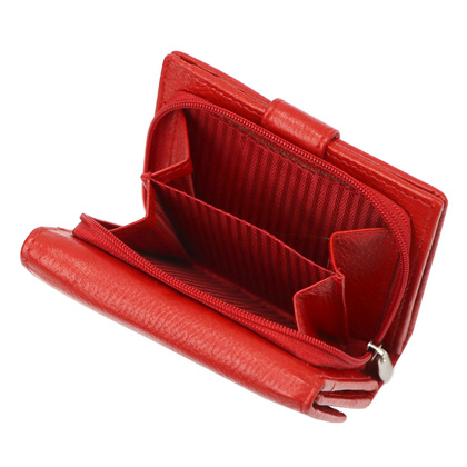 Skórzany męski portfel Money Kepper CN-1103 niebieski