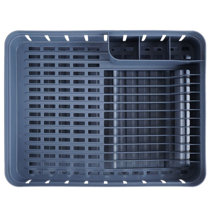 Suszarka na naczynia ociekacz do naczyń szara loft 39,8x31x12 cm