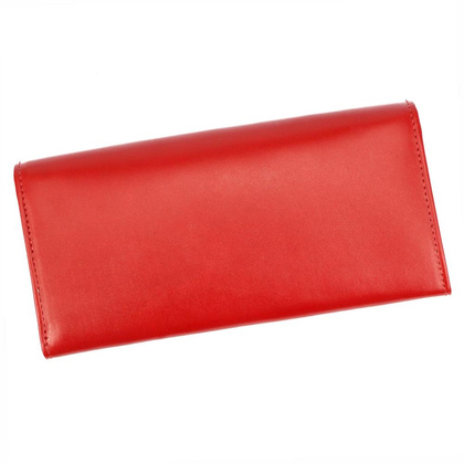 Duży portfel damski skórzany 946 47 RFID Czerwony