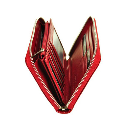 Portfel damski skórzany PELLUCCI BC-119 Czerwony