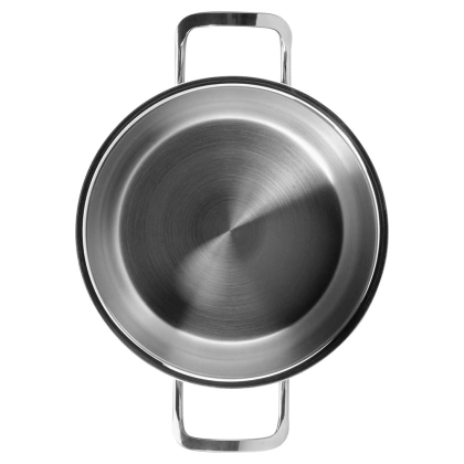 Garnek stalowy z pokrywką 18/10 PREMIUM 3,5 l ORION