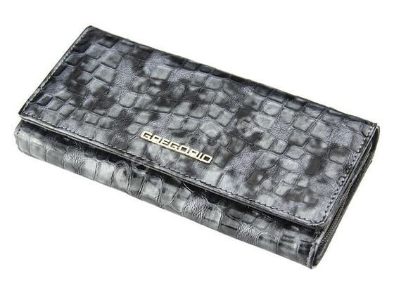 Portfel damski skórzany PELLUCCI FS-114 Wiśniowy