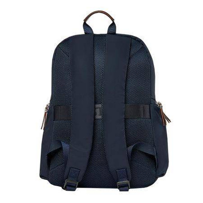 Plecak Button Navy & Brown