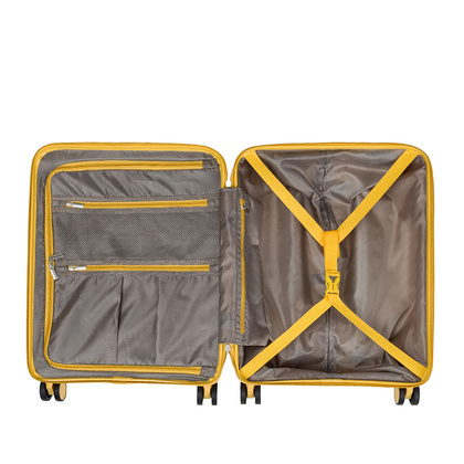 Mała kabinowa walizka PUCCINI MYKONOS PP021C 6 Żółta