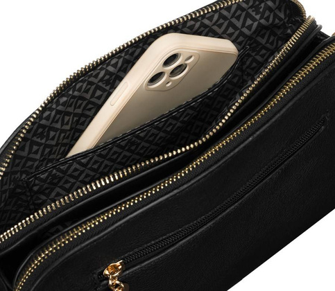 Kompaktowa torebka listonoszka z regulowanym paskiem — Lulu Castagnette