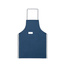 Fartuch, bawełna i poliester, granatowy