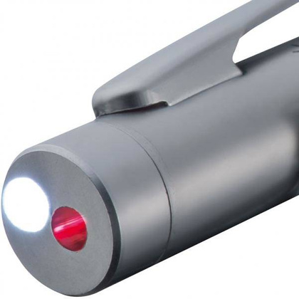 Wskaźnik laserowy metalowy MATLOCK Srebrny