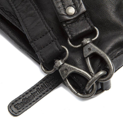 Torebka damska skórzana na ramię Czarna - min. zamówienie 20 / 50 / 100 szt.