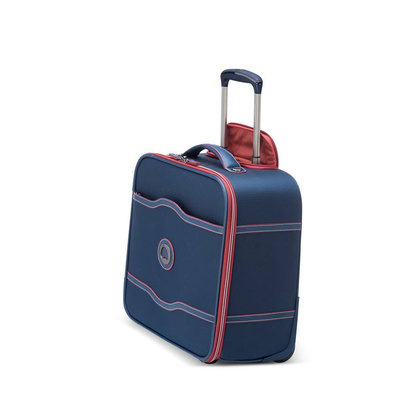 Delsey Chatelet Air 2.0 niebieska torba podróżna typu underseater