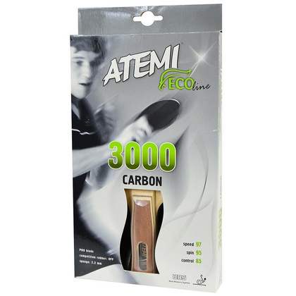 Rakietka do ping ponga Atemi 3000 Carbon anatomical