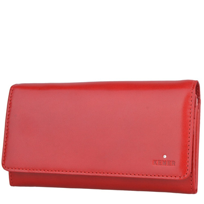 Portfel damski skórzany KEMER D 42 Czerwony - min. zamówienie 20 / 50 / 100 szt.