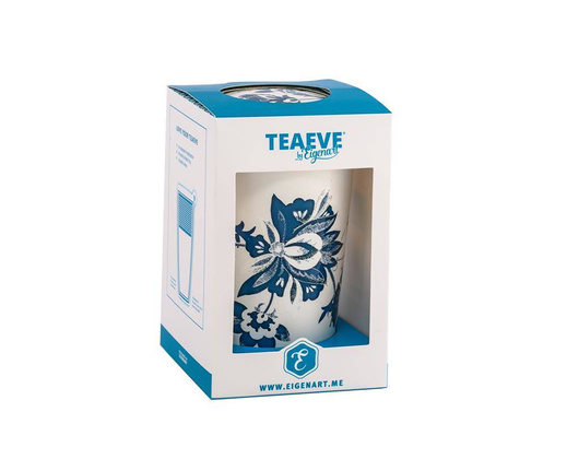 Kubek z zaparzaczem TeaEve 350ml Luna biały 80049-W