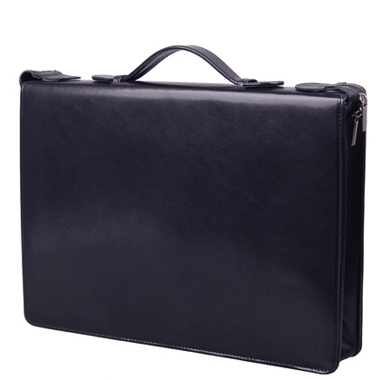 Aktówka skórzana KEMER B II-33/DW Czarna