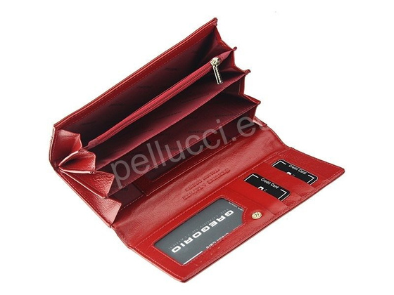 Portfel damski skórzany PELLUCCI N120 Niebieski