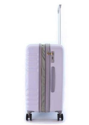Walizka średnia ELLE Debossed lilowa