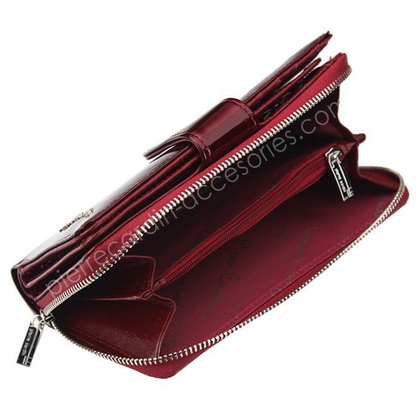 Portfel damski skórzany PIERRE CARDIN 02 LEAF 116 Szary