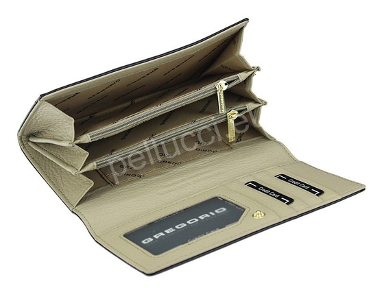 Portfel damski skórzany PELLUCCI N114 Czarny