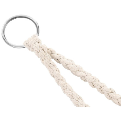 HAMAK AŻUROWY FOTEL WISZĄCY 80x60CM BIAŁY NEW STYL