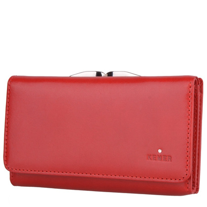 Portfel damski KEMER D 16 Czerwony - min. zamówienie 20 / 50 / 100 szt.