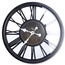 Zegar ścienny czarny 50 cm