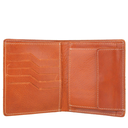 Portfel męski skórzany KEMER 348 Rudy - min. zamówienie 20 / 50 / 100 szt.