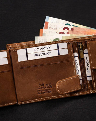 Portfel skórzany męski N992-CHM