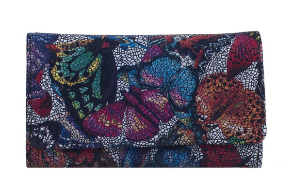 Portfel damski skórzany KEMER 007D Czerwony - min. zamówienie 20 / 50 / 100 szt.