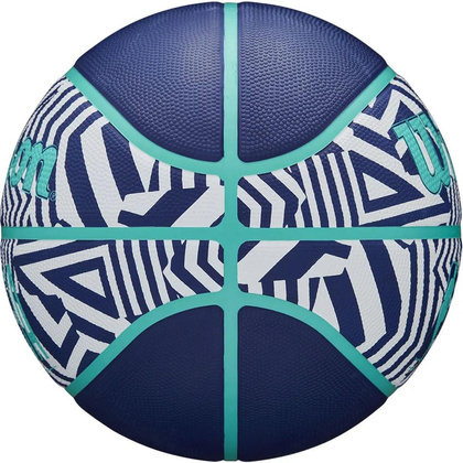 PIŁKA DO KOSZYKÓWKI WILSON NBA DRV PLUS DAZZLE CAMO BSKT INDIGO R.5