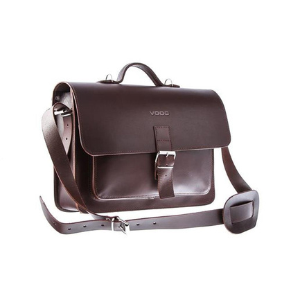 Modna teczka 3w1 skóra KEMER VOOC Vintage P25 brąz