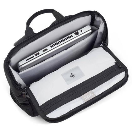 Delsey Maubert 2.0 Plecak miejski czarny jednokomorowy 15"